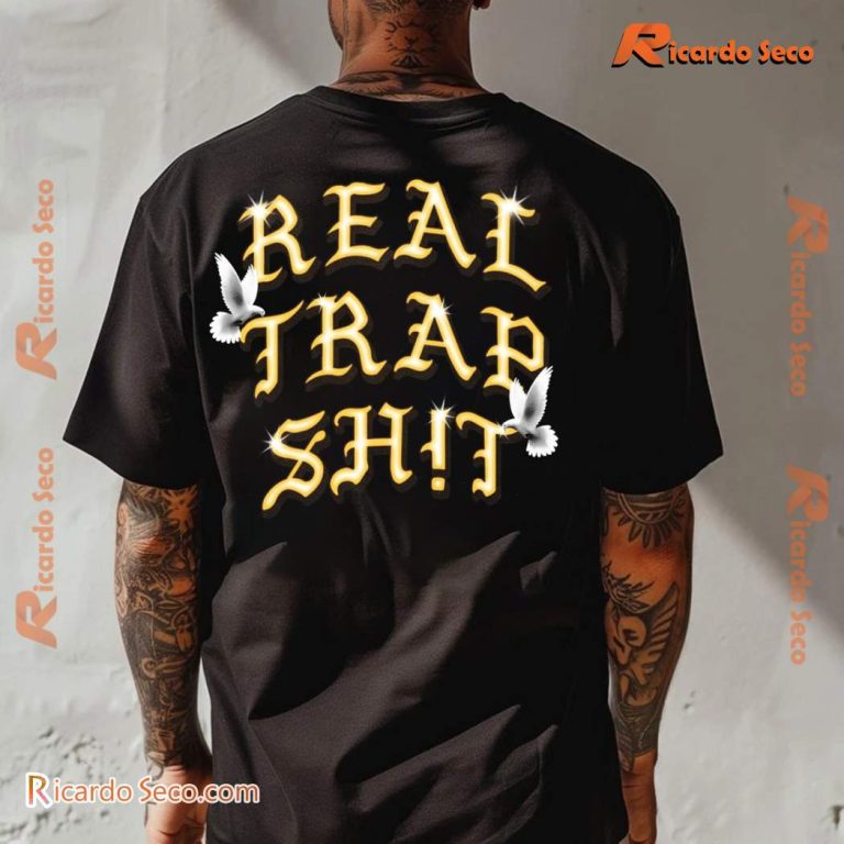 B&l Real Trap Sh!t Unisex T-shirt-b kphWzwf