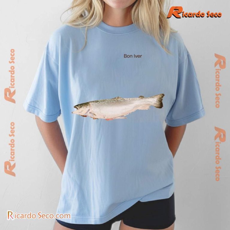 Bon Iver Salmon Unisex T-shirt-a w5Rhx26