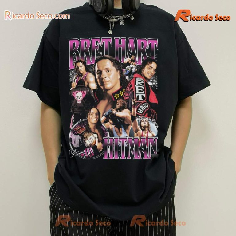 Bret Hart Hitman WWF WCW Wrestling T-shirt-a 30MKvOf