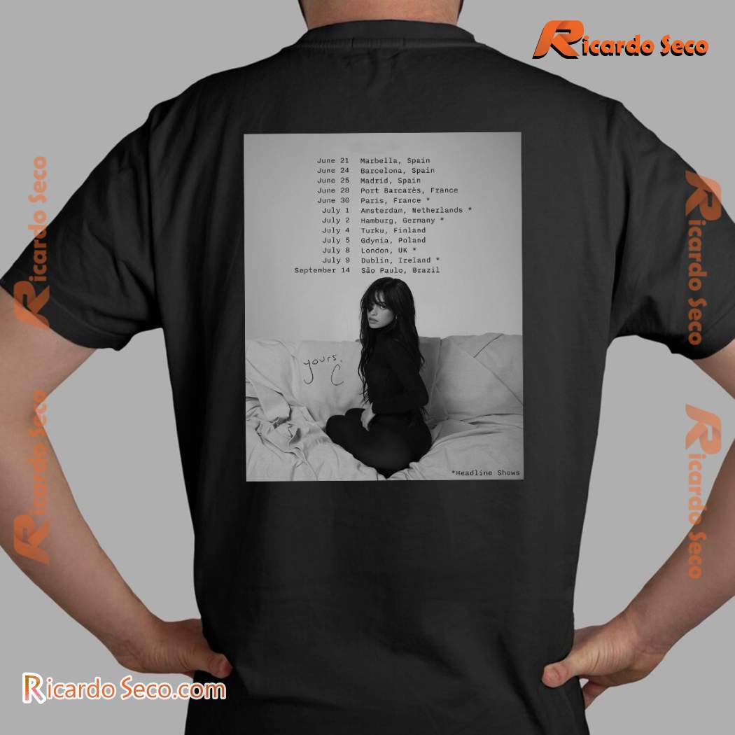 Official Camila Cabello Ribcage T-Shirt - Unisex Music Merch Lightweight Jersey Tee