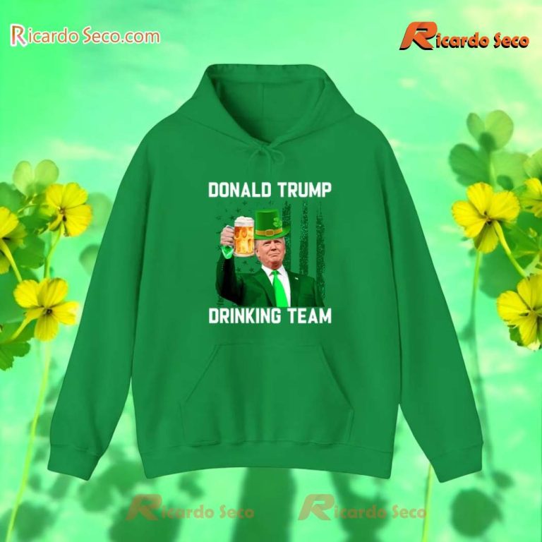 Donald Trump Drinking Team St Patricks Day Unisex T-shirt-a kh0QAlV