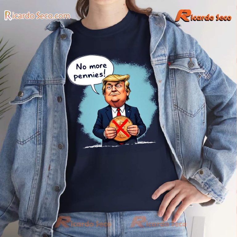 Donald Trump No More Pennies Classic Men Shirt R2cgEGy