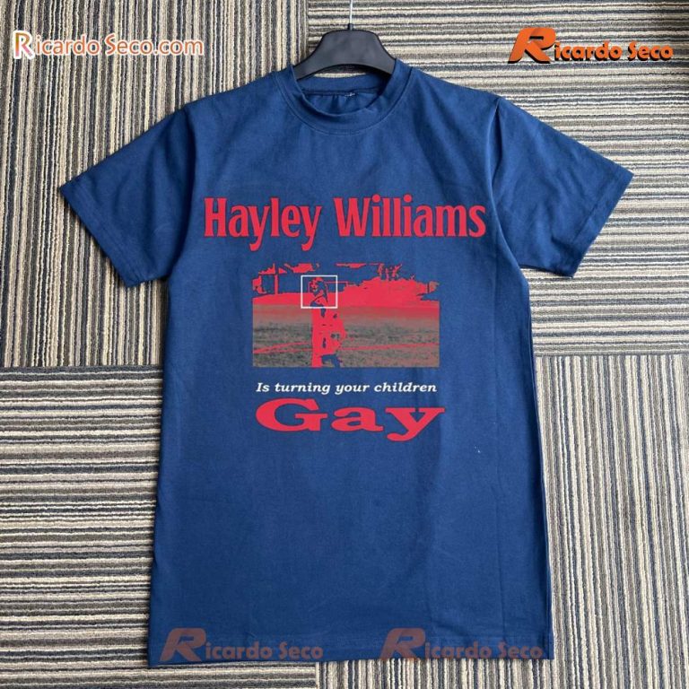 Hayley Williams Is Turning Your Children Gay Classic Men Shirt 7GxEhdv