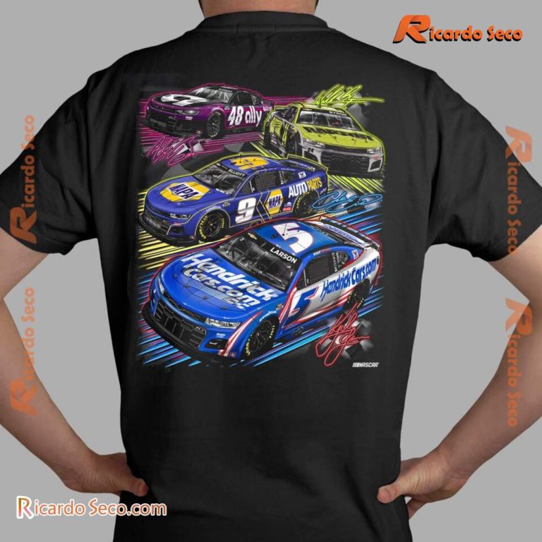 Hendrick Motorsports 2025 4 Car Gift For Fan Shirt -a Jvb56Qw