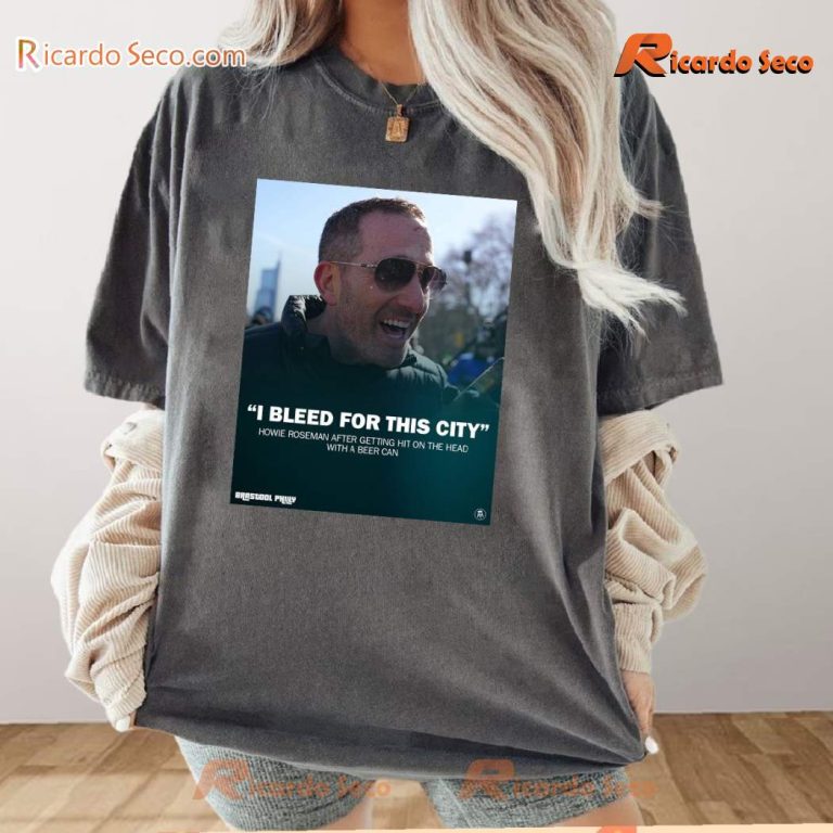 Howie Roseman Eagles I Bleed For This City Classic Men Shirt AwgaUN5