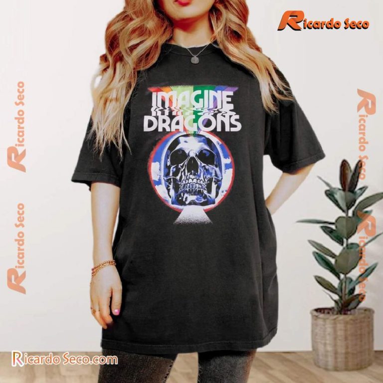 Imagine Dragons Skull Prism Classic Men Shirt 73kXTm2