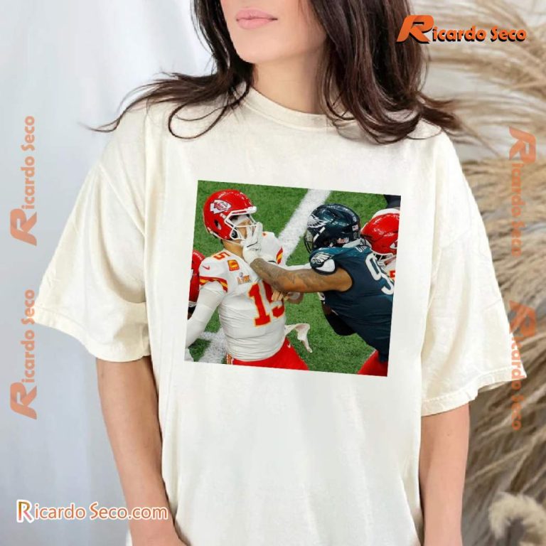 Jalen Carter To End Mahomes Super Bowl Lix 2025 Unisex T-shirt-a ZIV3AKo