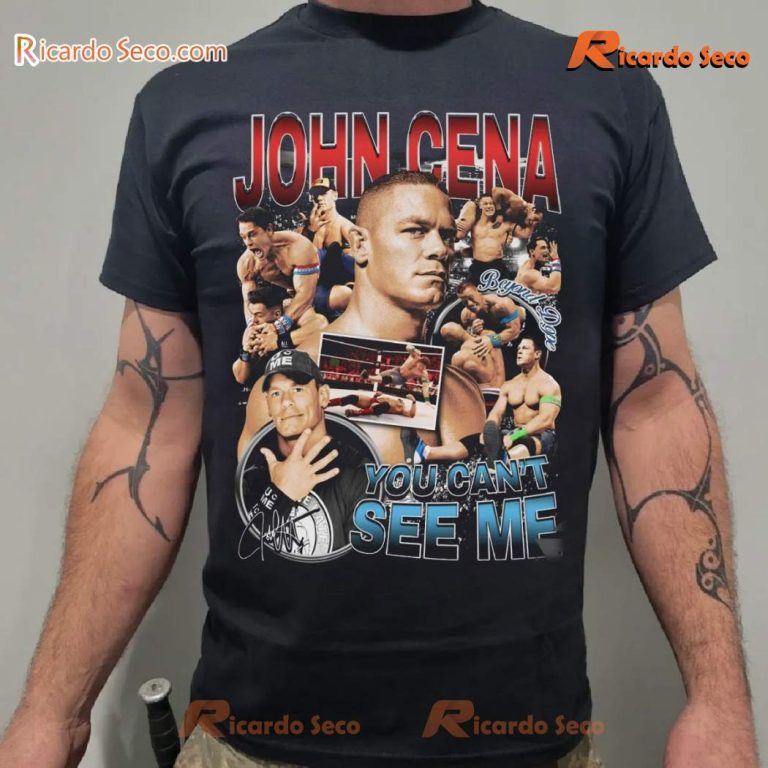 John Cena You Can't See Me Unisex T-shirt oDMC9zw