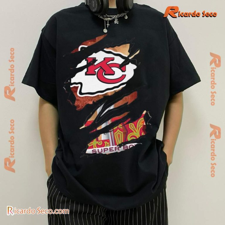 Kansas City Chiefs Super Bowl LIX 2025 New Logo Team Design Classic Men Shirt 9DnX3u4