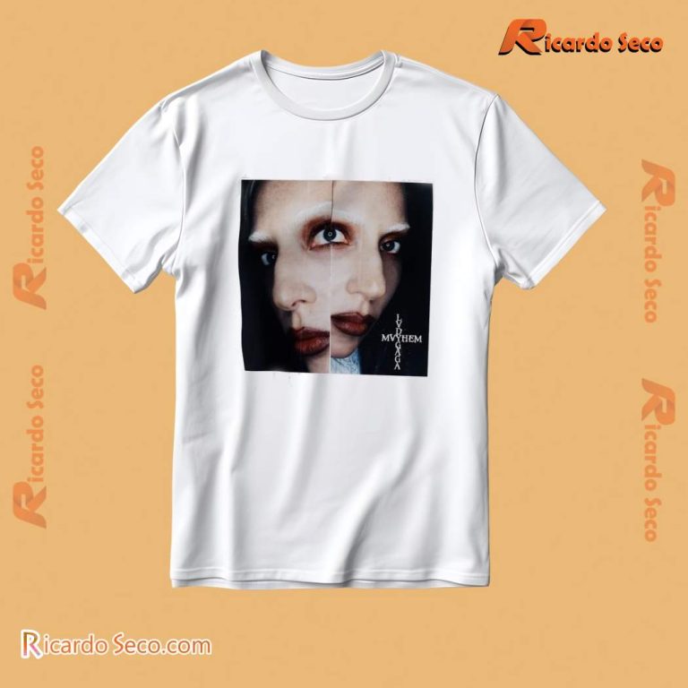 Lady Gaga Mirrored Photo T-shirt PsVMYQb