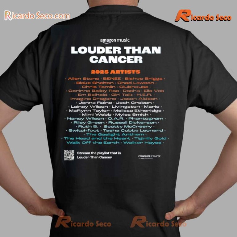 Louder Than Cancer Gift For Men And Women Unisex T-shirt-b kiYL204