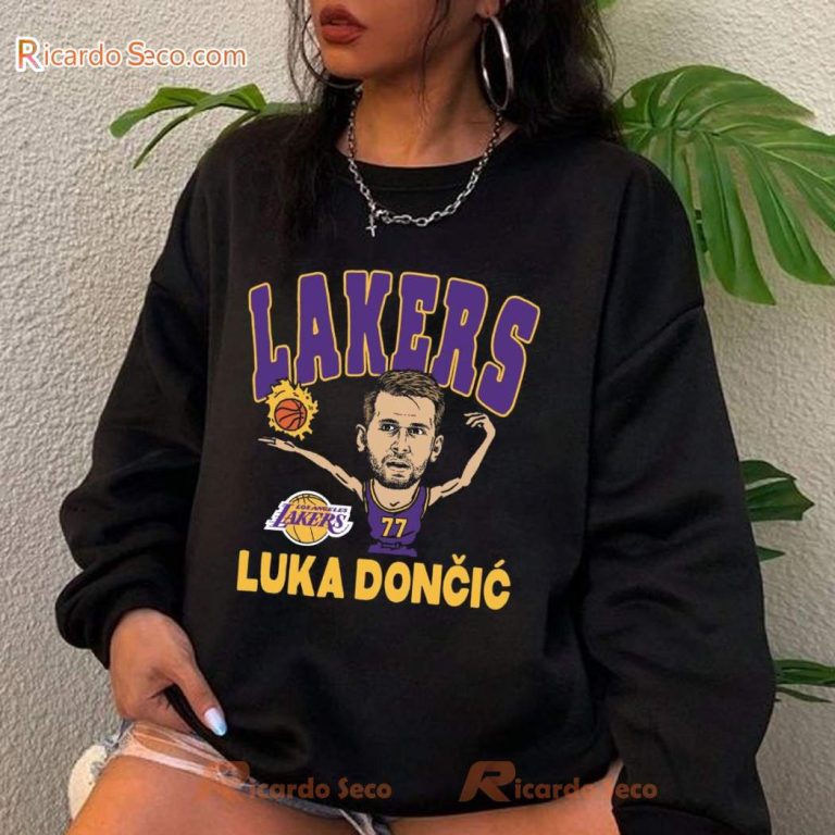 Luka Doncic Los Angeles Lakers Homage Player T-shirt-a orsbepW