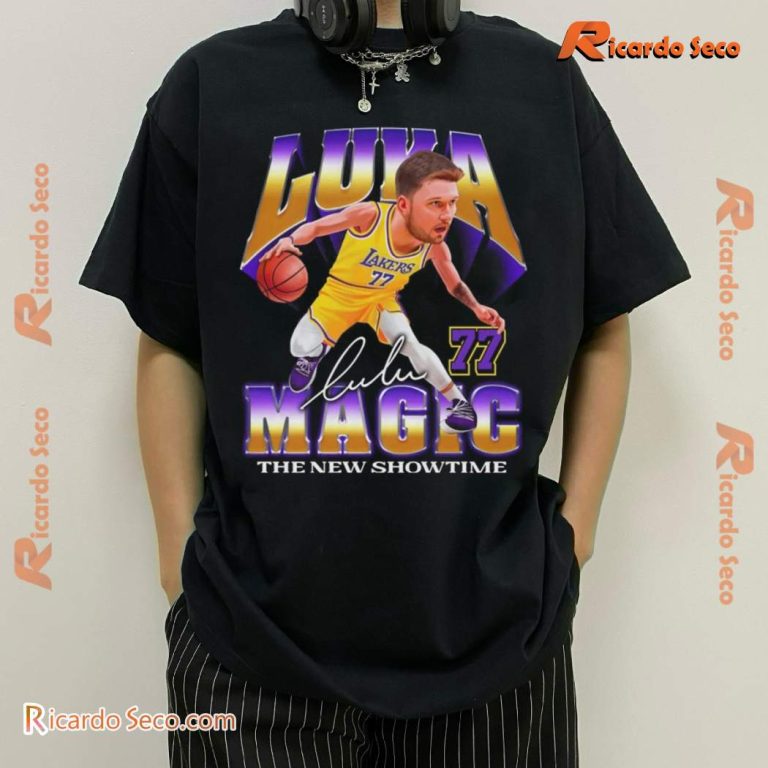 Luka Doncic Los Angeles Lakers Magic The New Showtime Classic Men Shirt A74Ek2b