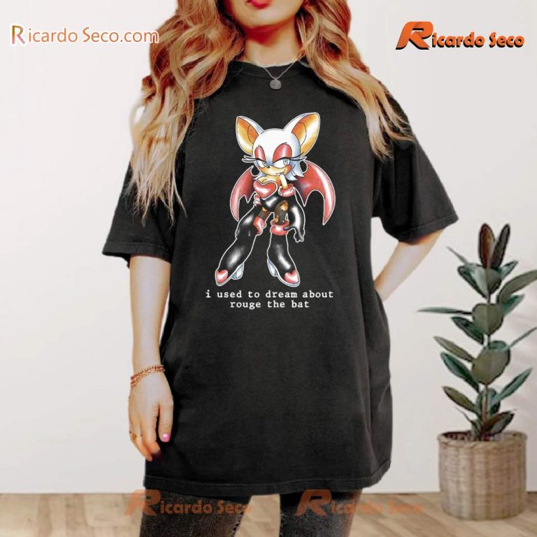 Mamono World I Used To Dream About Rouge The Bat Classic Men Shirt QtpVd2j