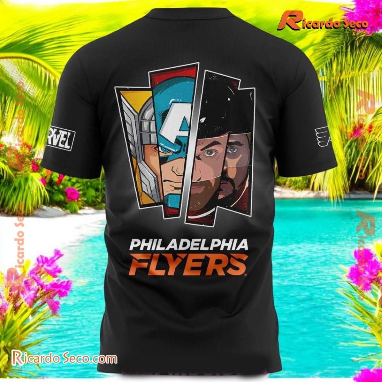 Marvel Super Hero Game 2025 Philadelphia Flyers T-shirt-b IwguUYn