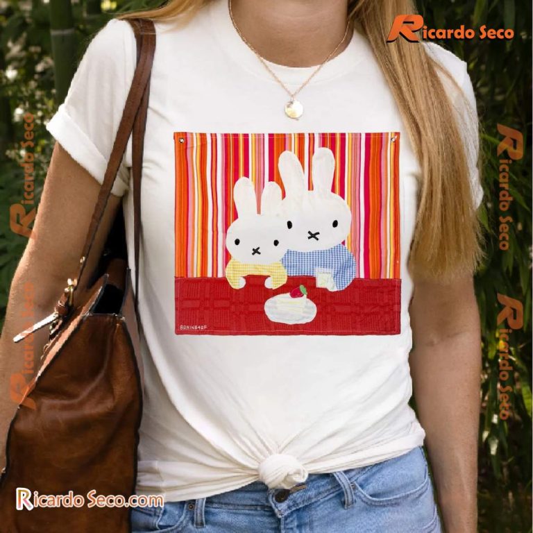 Miffy And Cake Unisex T-shirt 4g9z5sy