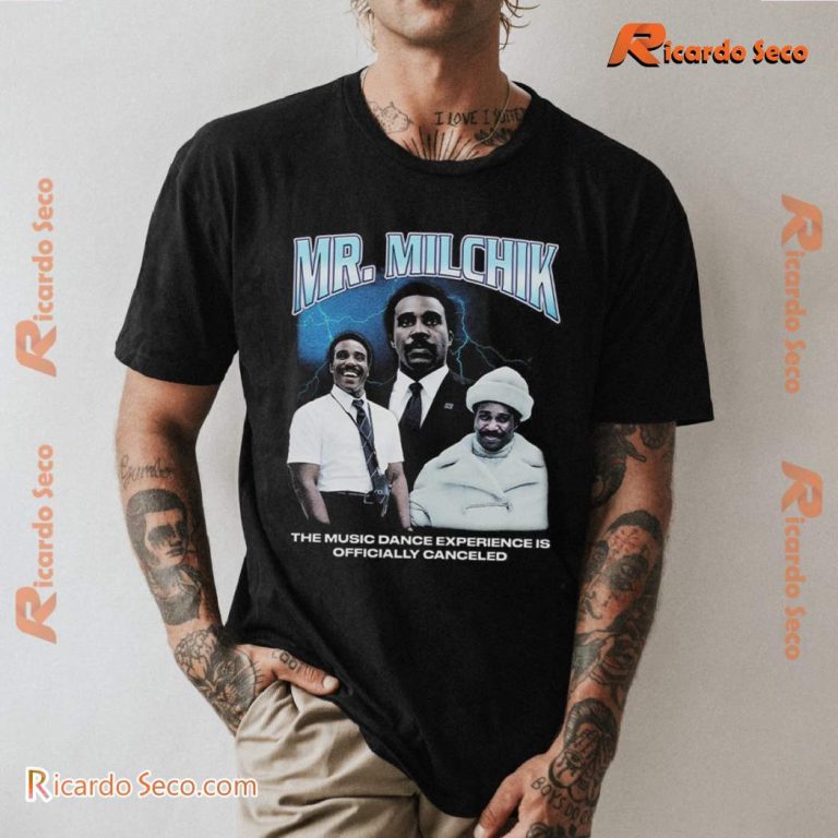 Mr. Milchick The Music Dance Experience Is Officially Canceled T-shirt-b TQGBJoZ