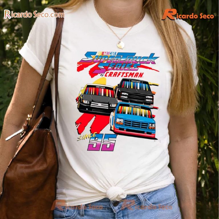 Nascar Craftsmen Truck Series Retro T-shirt-b ShGcHZb