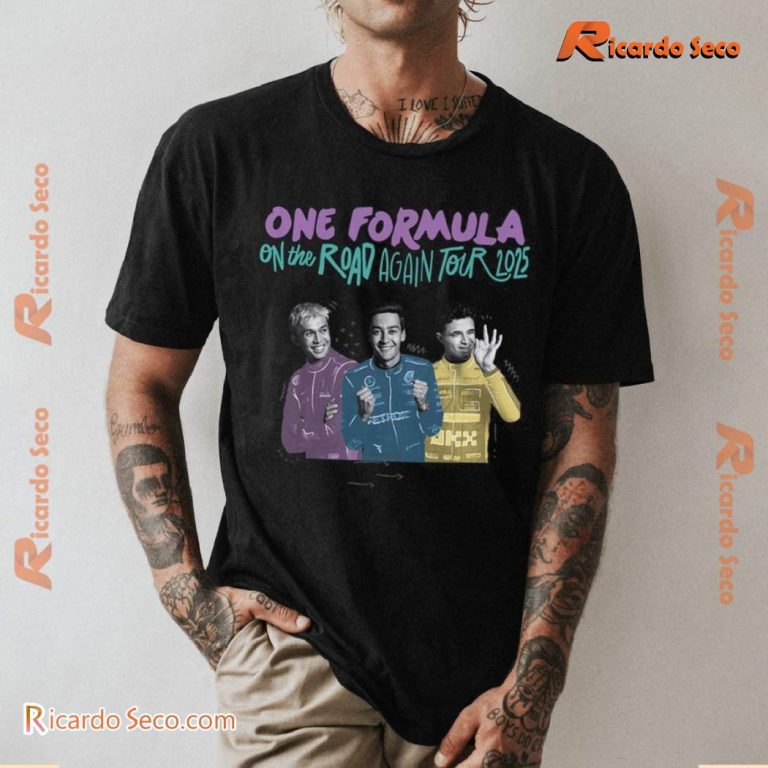 One Formula On The Road Again Tour 2015 Classic Men Shirt 6lKYyxP