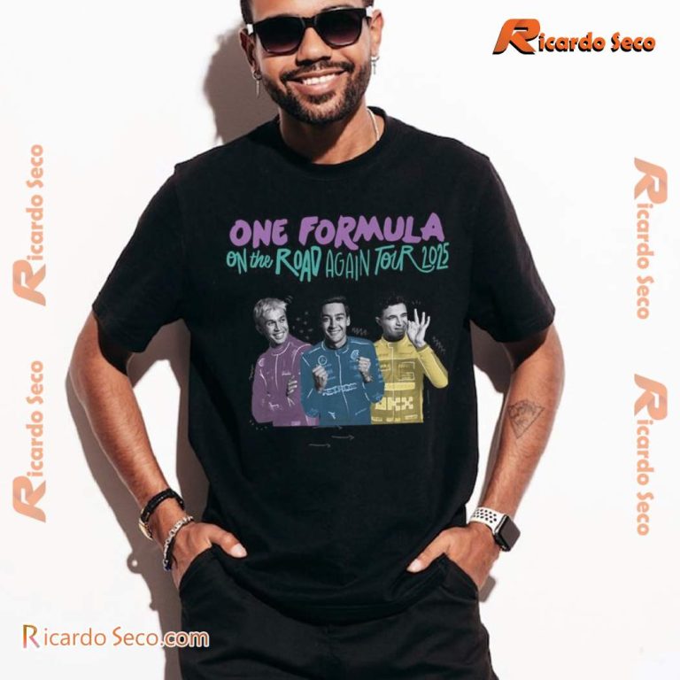 One Formula On The Road Again Tour 2015 Classic Men Shirt-c WfAiQLV