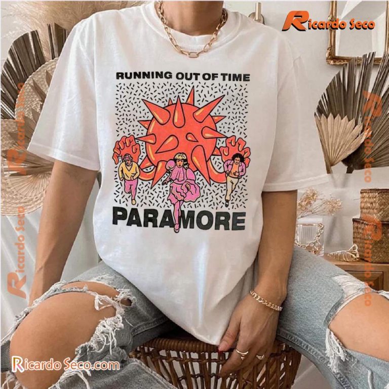 Paramore Running Out Of Time Unisex Shirt-b NXW85Eu