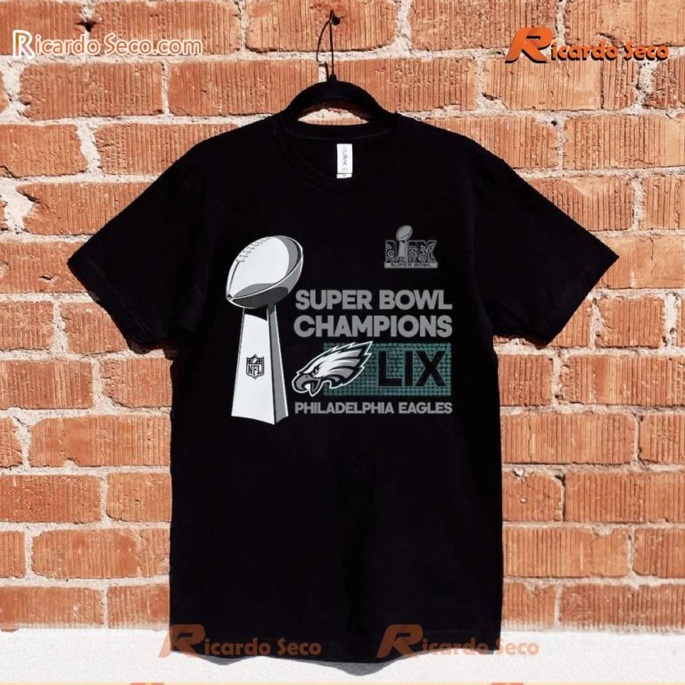 Philadelphia Eagles Super Bowl LIX Locker Room Trophy Collection T-shirt DsMptrY