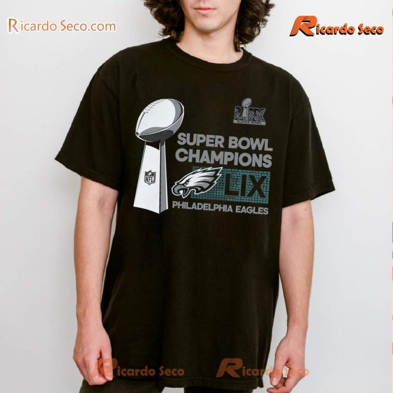 Philadelphia Eagles Super Bowl LIX Locker Room Trophy Collection T-shirt-b Ev0Q5Sg