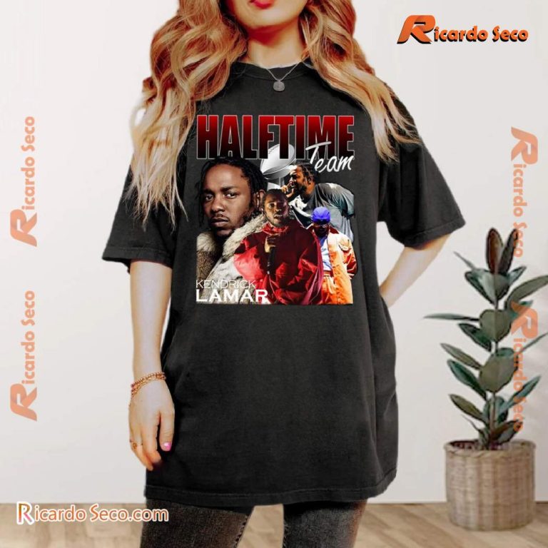 Retro 90s Kendrick Lamar Halftime Team Unisex T-shirt-a KHrhxeu