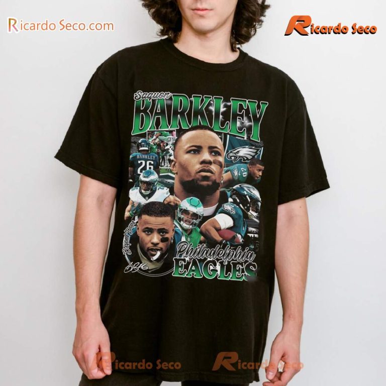 Saquon Barkley Philadelphia Eagles Graphic T-shirt t8iFC5s