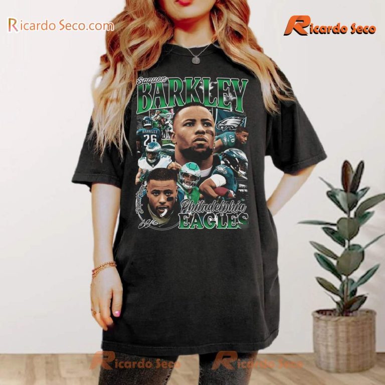 Saquon Barkley Philadelphia Eagles Graphic T-shirt-b 7dXlVWF