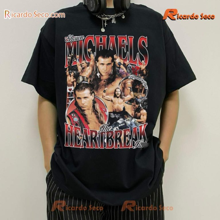 Shawn Michaels The Heartbreak Kid T-shirt-a QtlX1bB