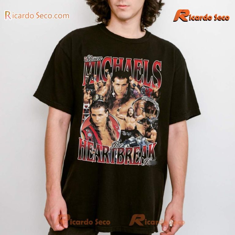 Shawn Michaels The Heartbreak Kid T-shirt-b CcwMnFt