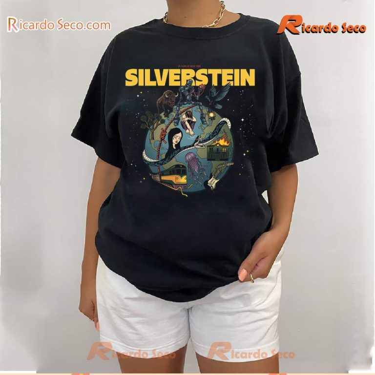 Silverstein 25 Years Of Noise Tour 2025 Classic Men Shirt-a zdjqJpP