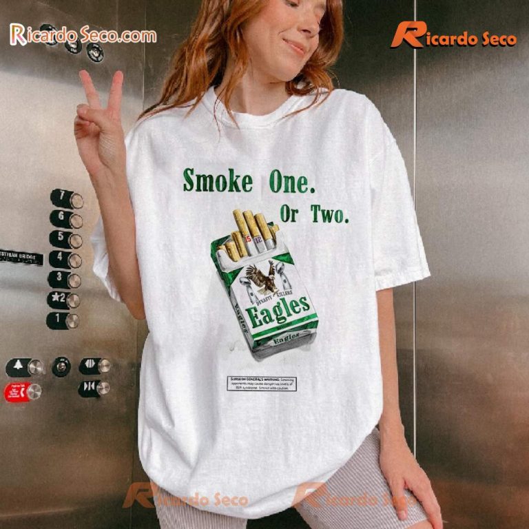 Smoke One Or Two Eagles T-shirt ekjORIP