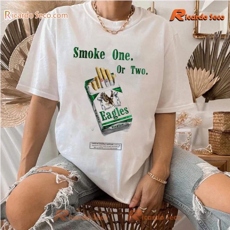 Smoke One Or Two Eagles T-shirt-b 7xXDzR4