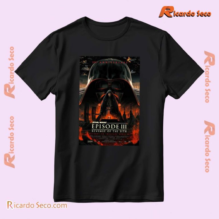 Star Wars Revenge Of The Sith 20th Anniversary T-shirt-b SlAwBmQ