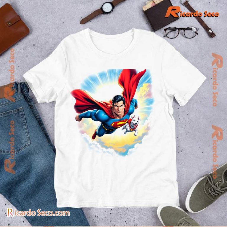 Superman Krypto The Superdog Gift For Fan Unisex T-shirt HU37nE4