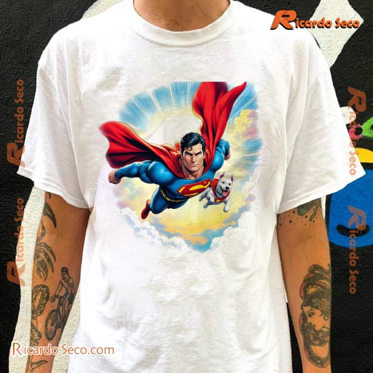 Superman Krypto The Superdog Gift For Fan Unisex T-shirt-a sMYntVf