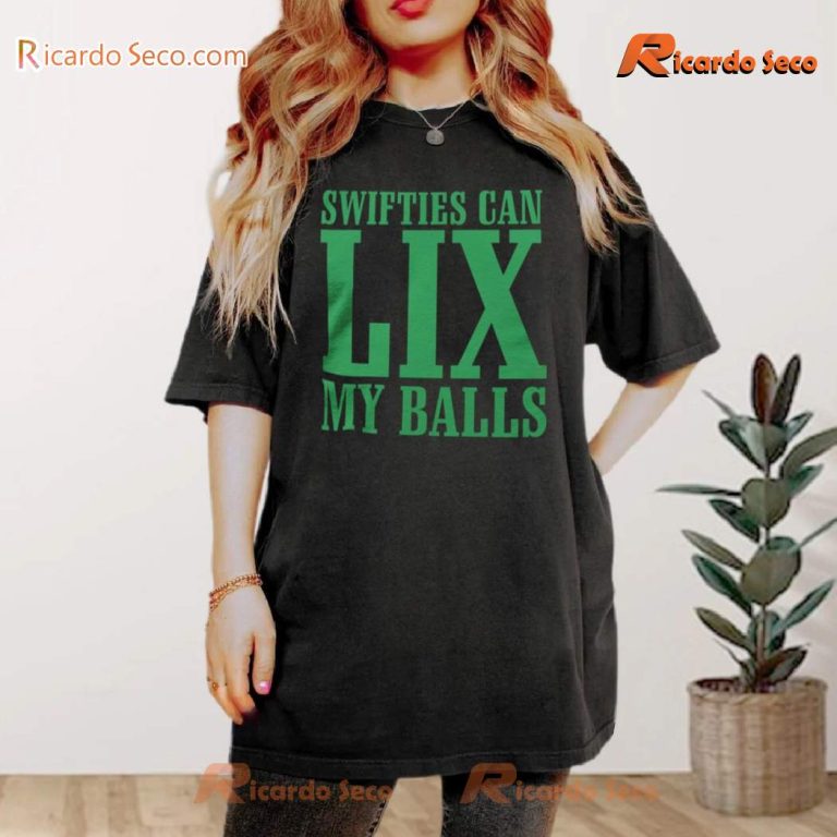 Swifties Can Lix My Balls By C.j. Gardner Johnson Classic Men Shirt VybgcWe