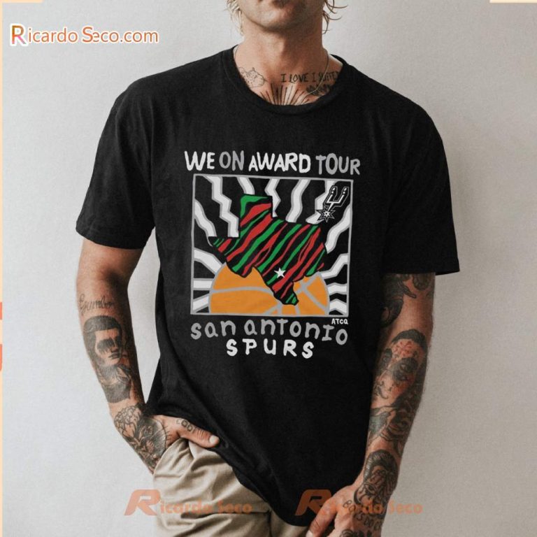 We On Award Tour San Antonio Spurs T-shirt qNYz9WR