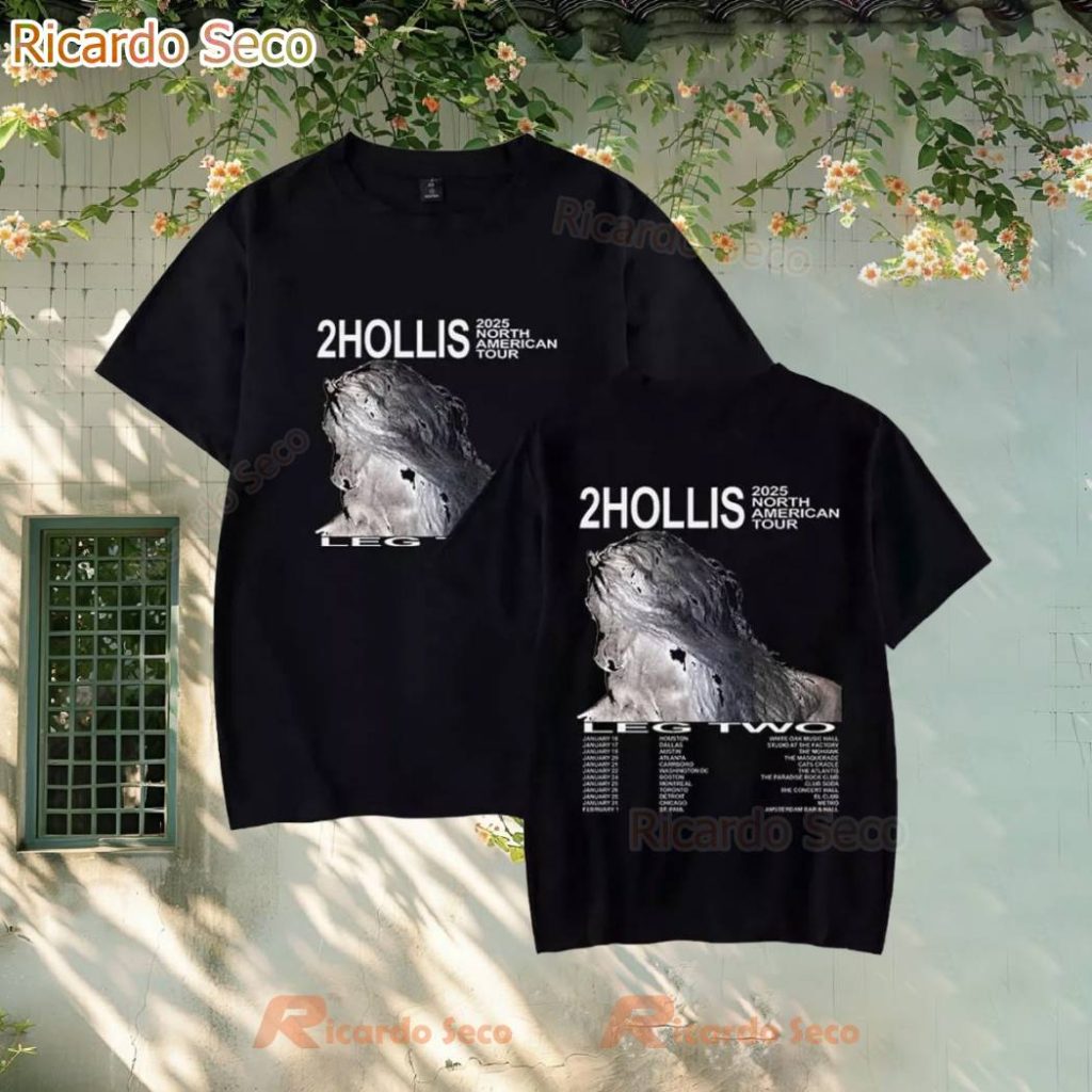 2 hollis 2025 North America Tour T-shirt - Ricardo Seco Shop