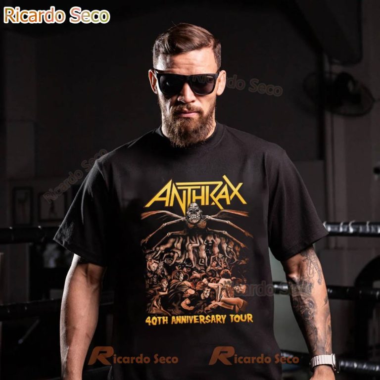 Anthrax 40th Anniversary Tour T-shirt VwNPAXs
