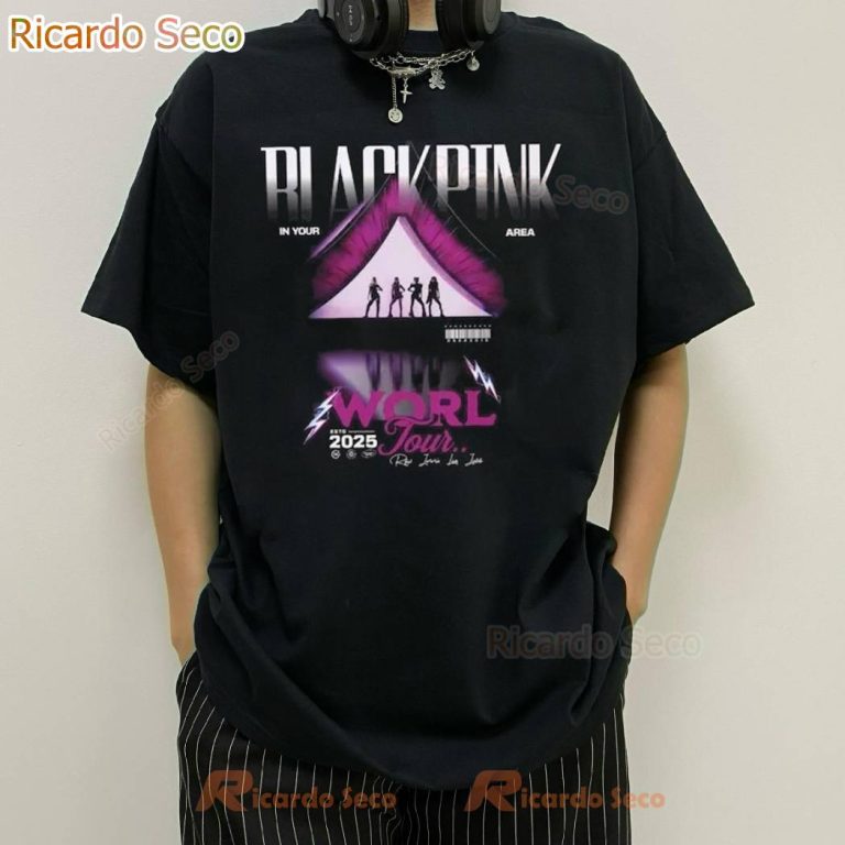 Black Pink In Your Area World Tour 2025 T-shirt-a OwLlvz6