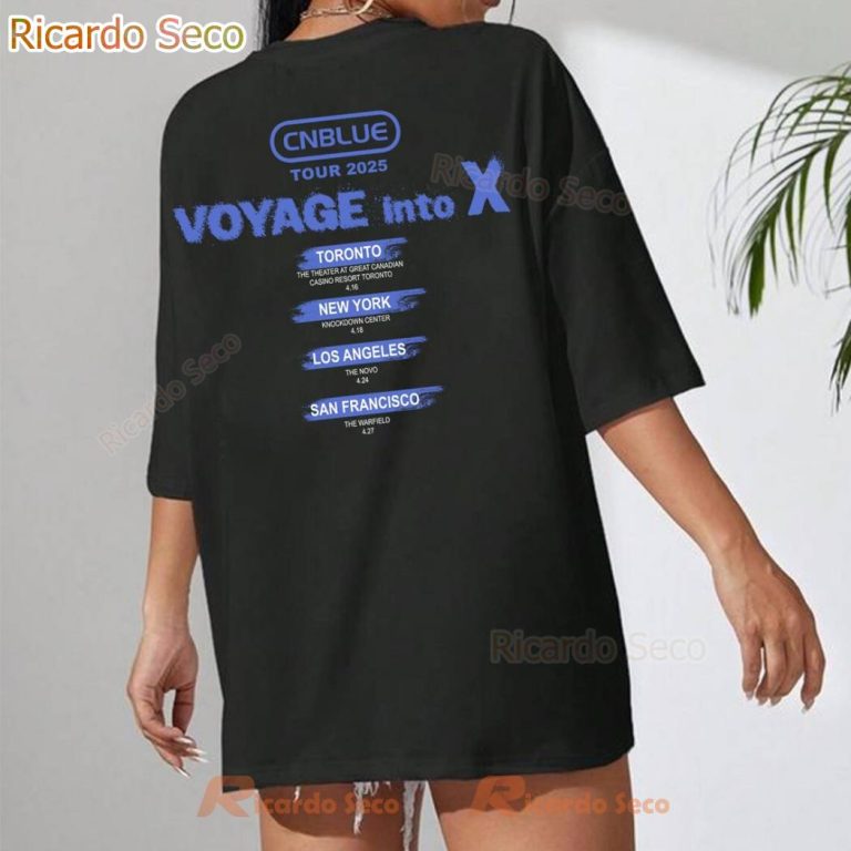 CNBLUE Voyage Into X 2025 Live Tour T-shirt-b kuq9Fxf