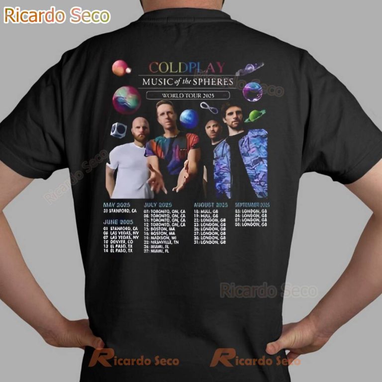 Coldplay Music of the Spheres 2025 Tour T-shirt-b ByJmtSj