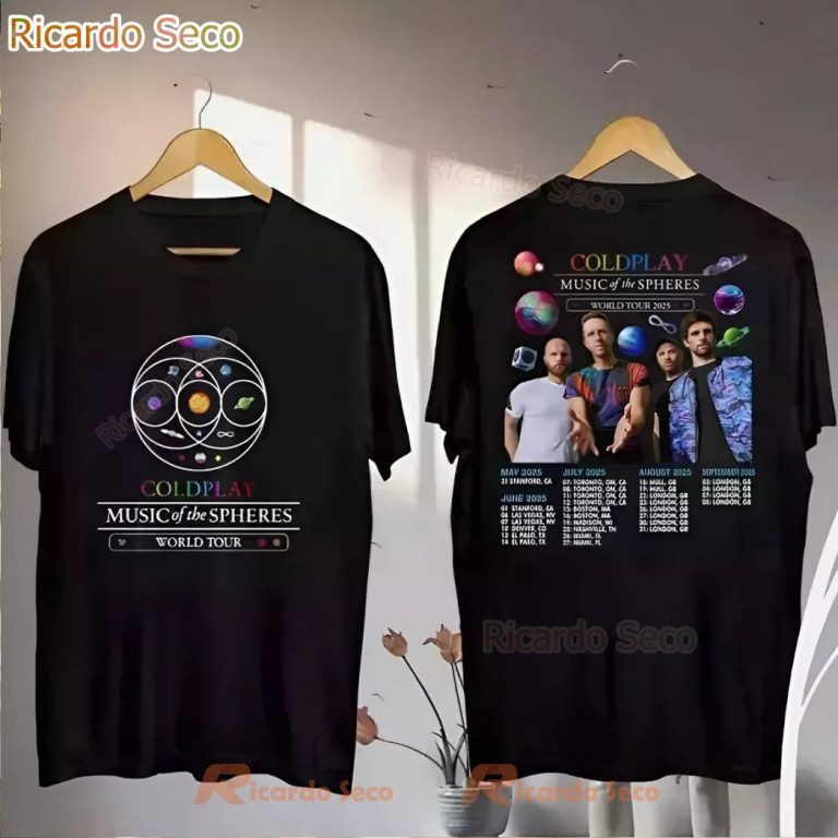 Coldplay Music of the Spheres 2025 Tour T-shirt iQTEG7l