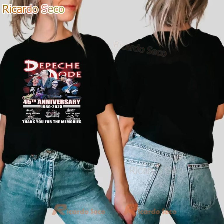 Depeche Mode 45th Anniversary 1980-2025 T-shirt-b iPBSNms