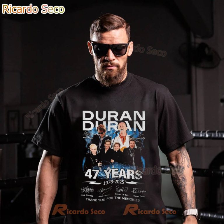 Duran Duran 47 Years 1978-2025 T-shirt-b xDwNF0Y