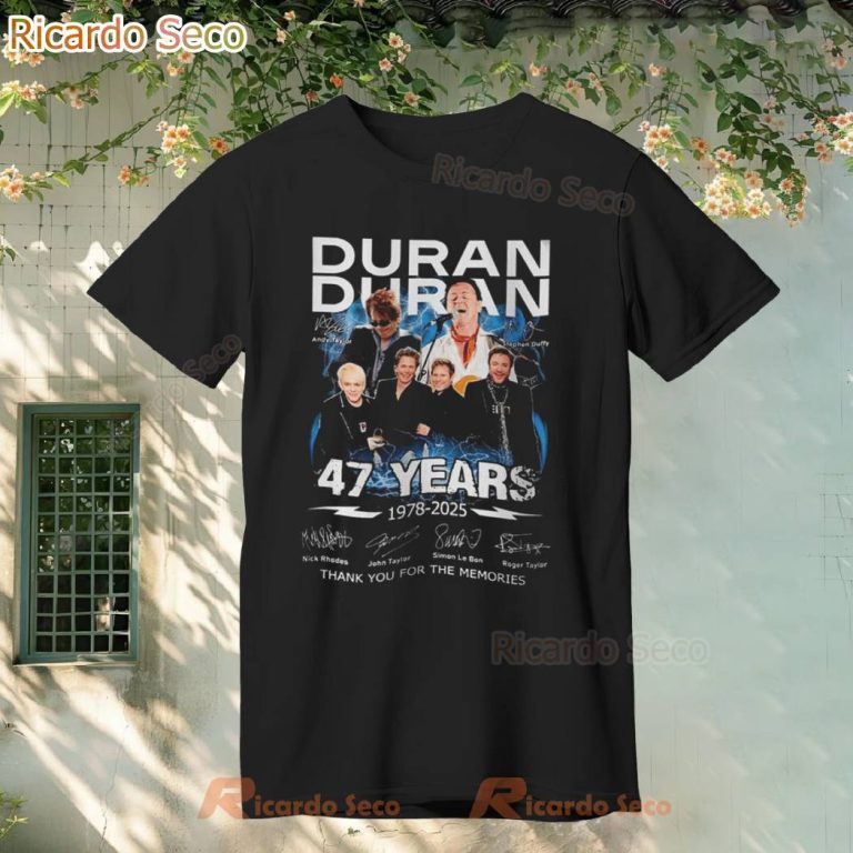 Duran Duran 47 Years 1978-2025 T-shirt aGxu2Bl