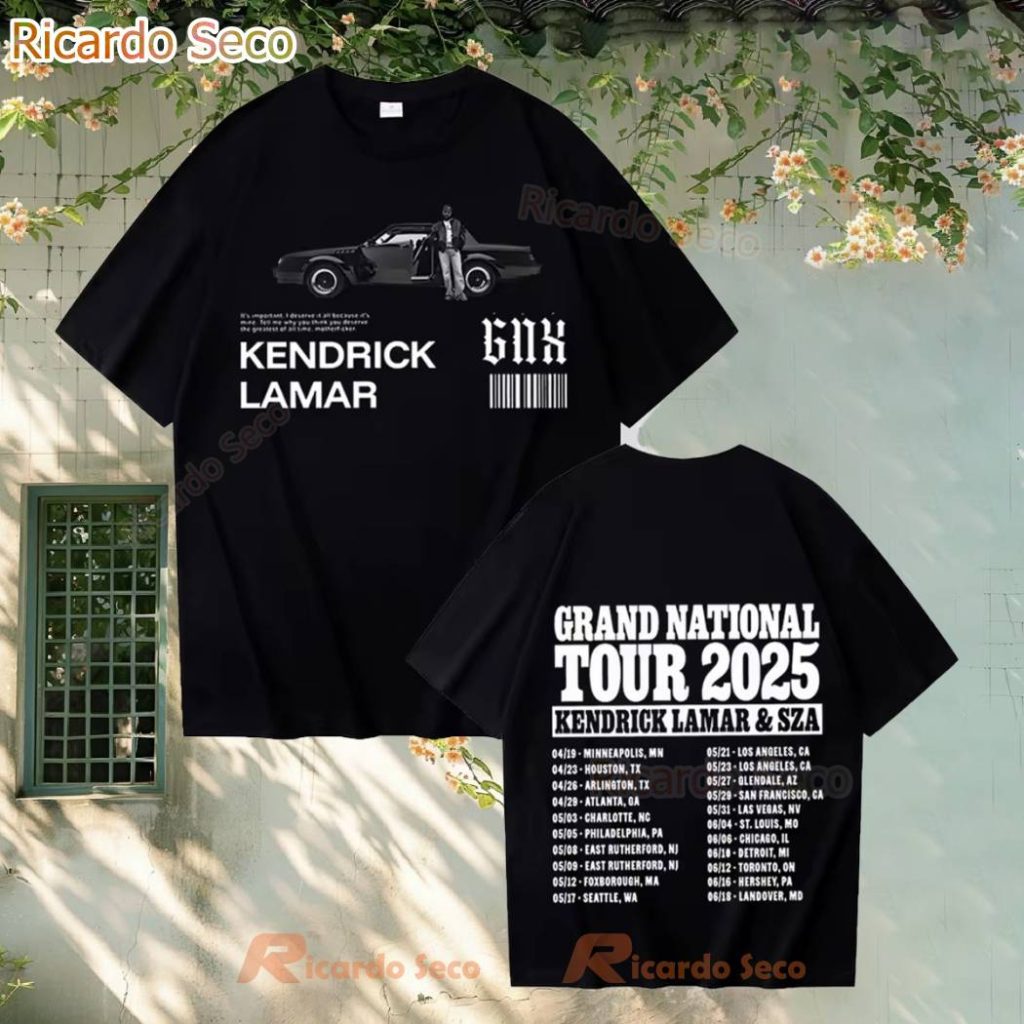 GNX Kendrick Lamar Grand National Tour 2025 T-shirt - Ricardo Seco
